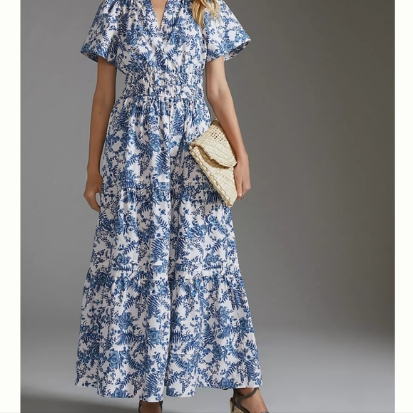 Anthropologie The Somerset Maxi Dress size XXS - Picture 6 of 16